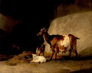 Ovejas de montaña (Despejando la niebla matutina), 1846